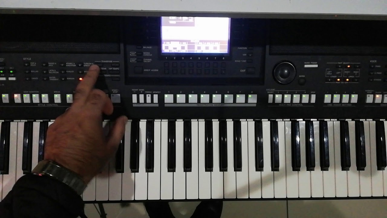 klavye ile bass ve bateri çalışmalar 6 -----( 2/4 nasıl çalınır pratikler )