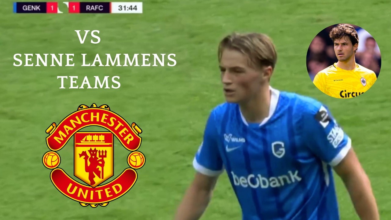 Matte Smets All Defending Duel VS Royal Antwerp - Man United Target