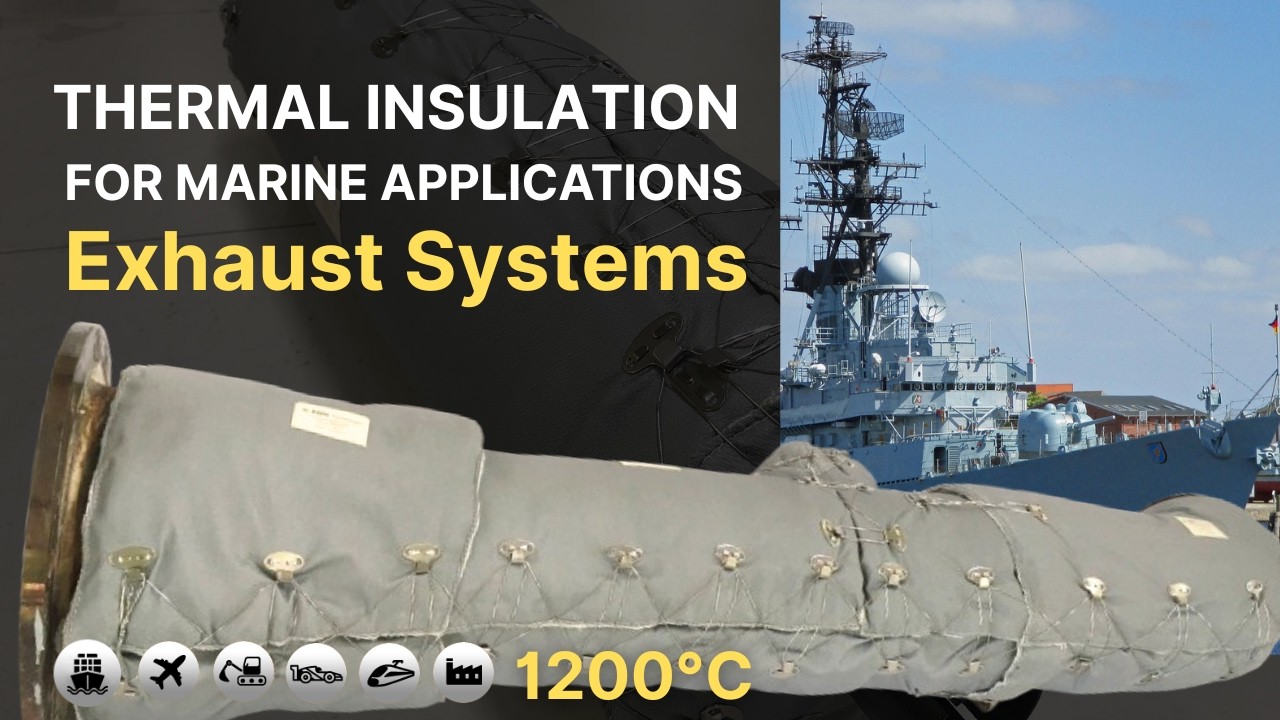 Marine Exhaust Thermal Insulation, Custom Engine Solutions, DBM Technologie