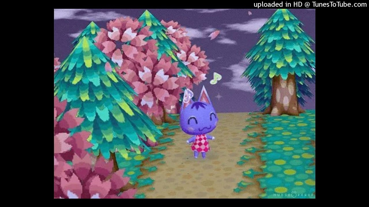 Type of song that you would hear while playing animal crossing