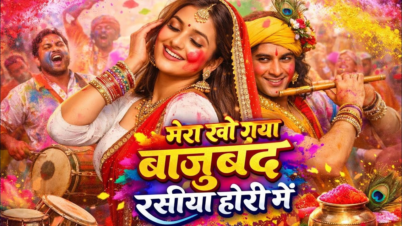 मेरा खो गया बाजूबंद रसीया होरी में | Holi Rasiya Song 2026 | Bharatpur Braj Holi Special 🎨🔥