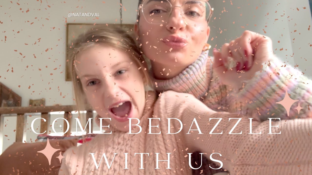 ✨ We Bedazzled Valerie’s Spray Bottle… and Her FACE 😳💎