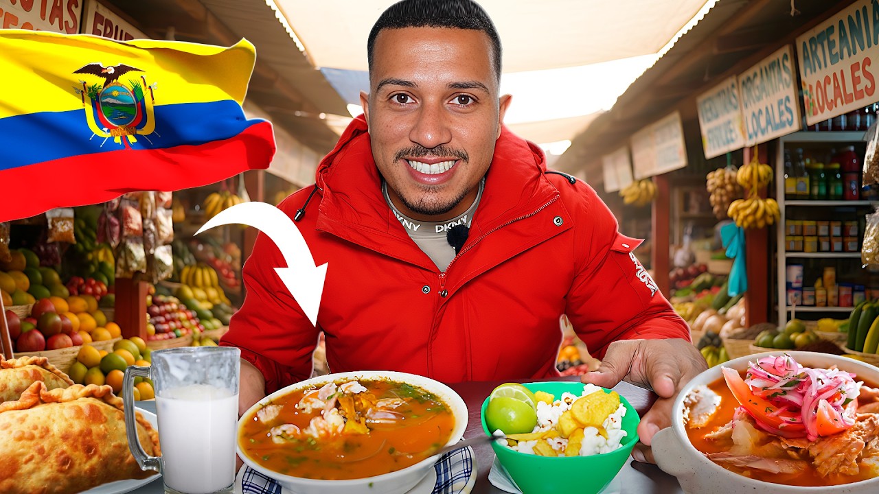 EL PLATO MÁS EXTREMO que PROBÉ en el Mercado de ECUADOR (¡Nunca debí comer esto!) 🤢