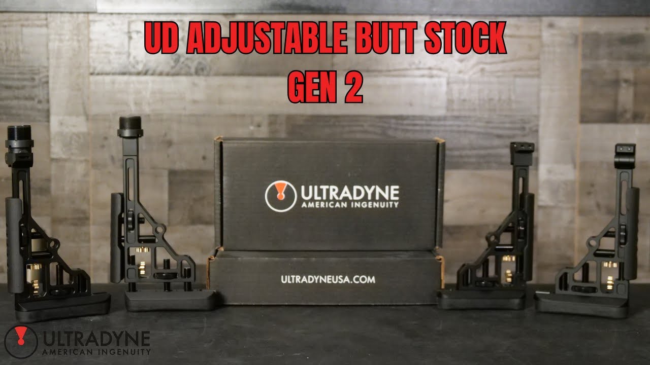 UD Adjustable Buttstock Gen 2 - Product Video