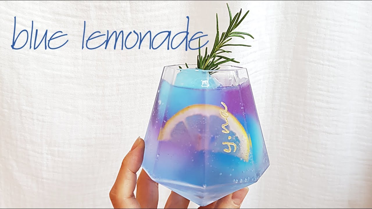 홈카페 _ 블루 레몬에이드 _ Blue lemonade_ブルー  レモンエード レシピ