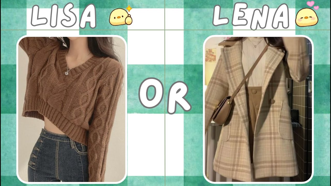 Lisa or lena cute and trendy outfit inspo 💚 
