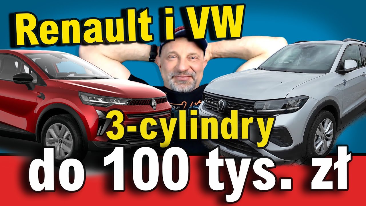 VW T-CROSS czy Renault Captur - porównuję wersje 3-cylindrowe.