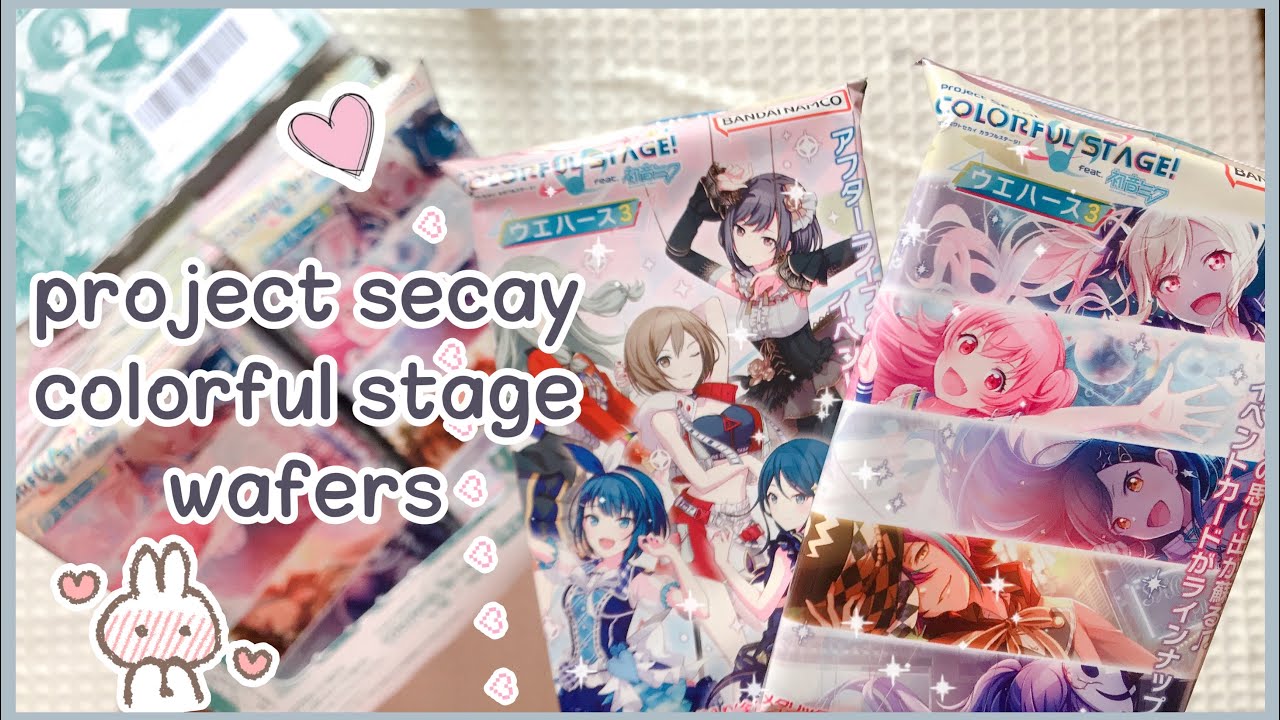 { Unboxing } - Project Sekai Colorful Stage wafers