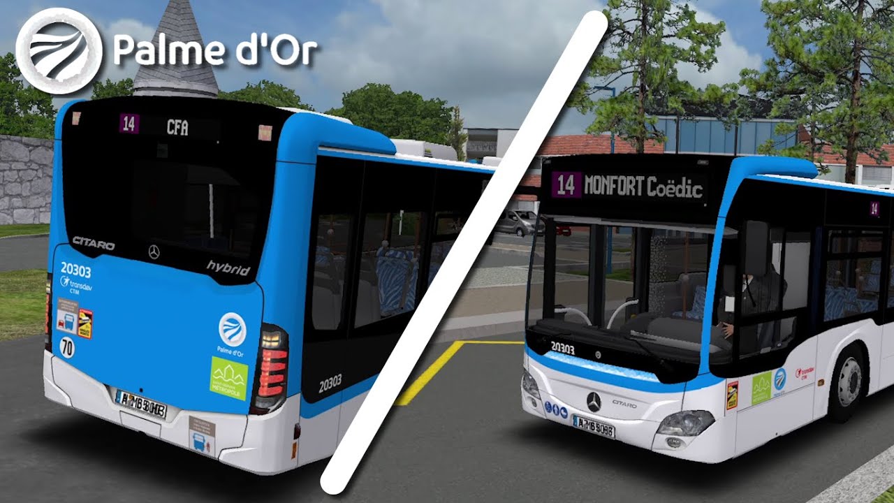 OMSI 2 Add-on Saint-Servan V3 - Mercedes-Benz Citaro C2 2024 - Ligne 14
