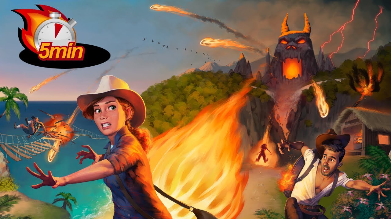 🌋Cómo Jugar a La Isla de Fuego 🔥 INSTRUCCIONES Fireball Island (Tutorial en 5 minutos) ☕ Cubes4u