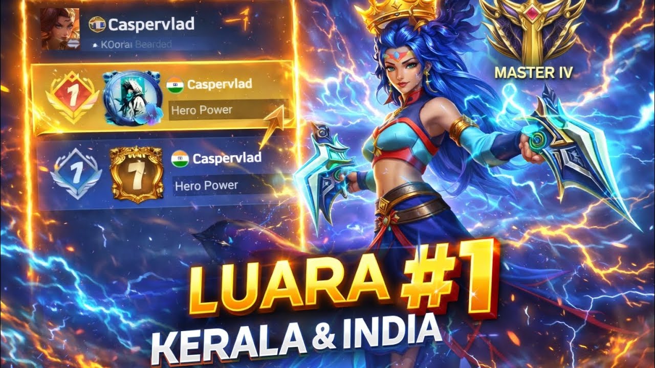 KERALA AND INDIA NO 1 LUARA PLAYER | NOOB HONOUR OF KINGS PLAYER | FARM LANE GAMEPLAY |RANK MASTER 4