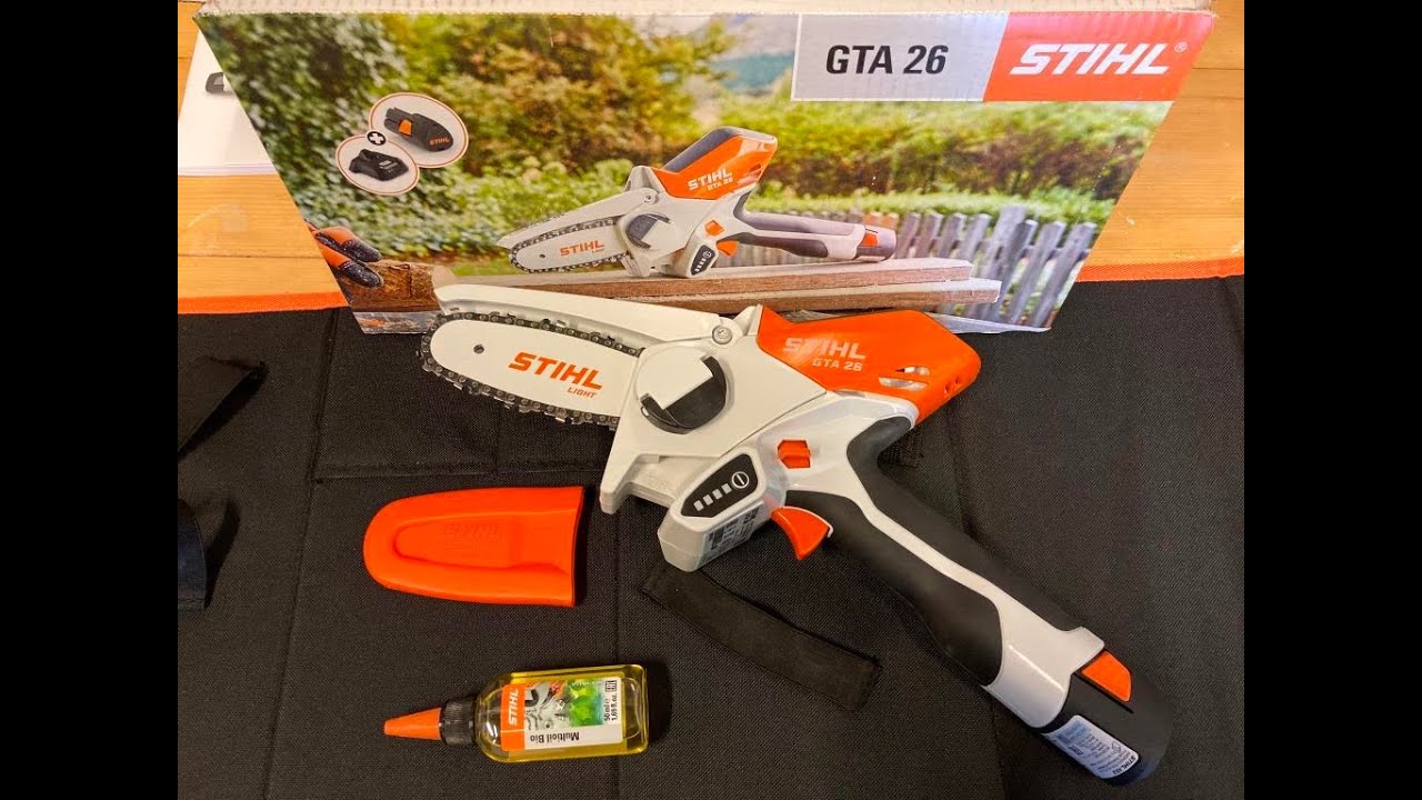 Test akumulatorska pila Stihl Gta 26
