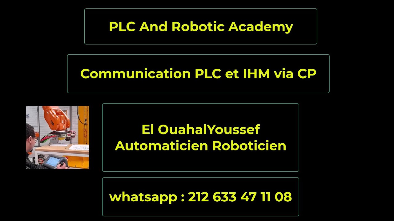Communication PLC et IHM Via CP