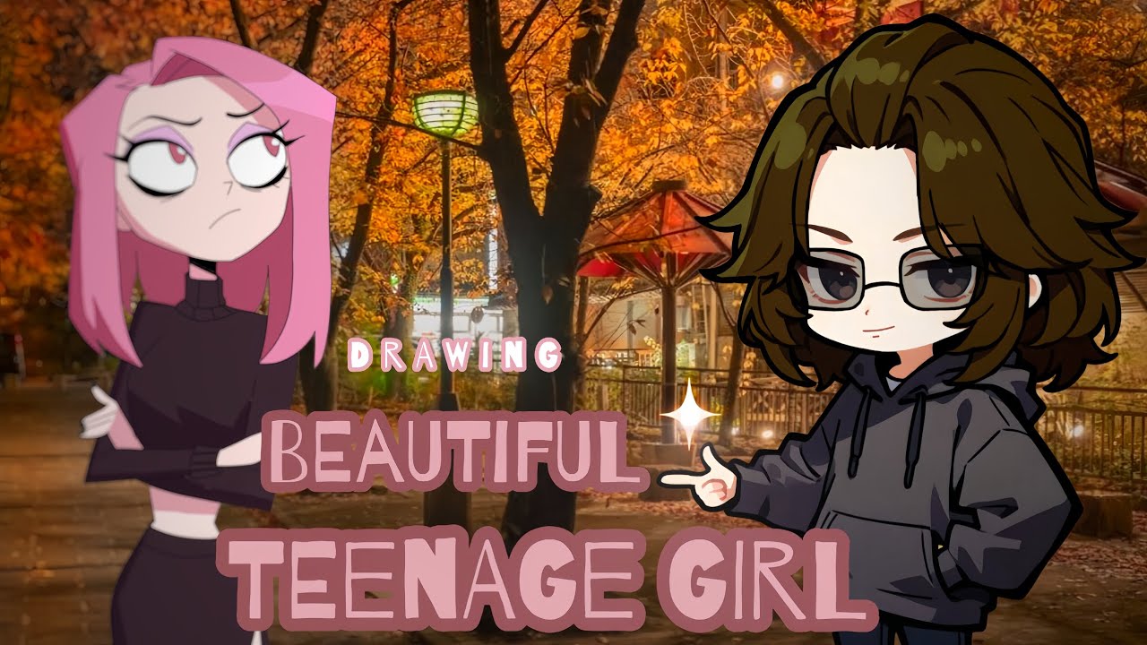 HOW TO DRAW (TEENAGE GIRL)STEP BY STEP EASY TUTORIAL ✨️ 