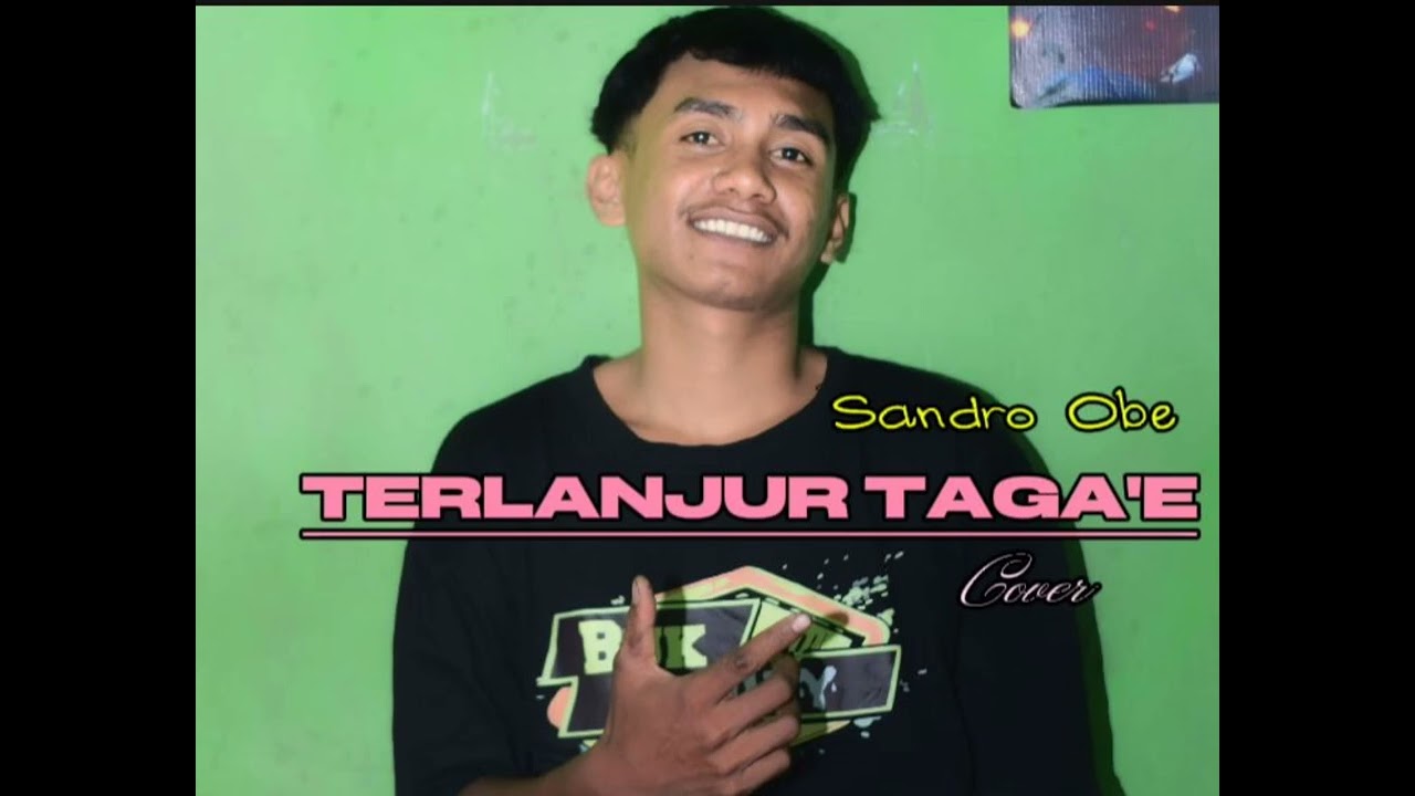 Lagu dansa terbaru || TERLANJUR TAGA'E || Sandro Obe (Cover)