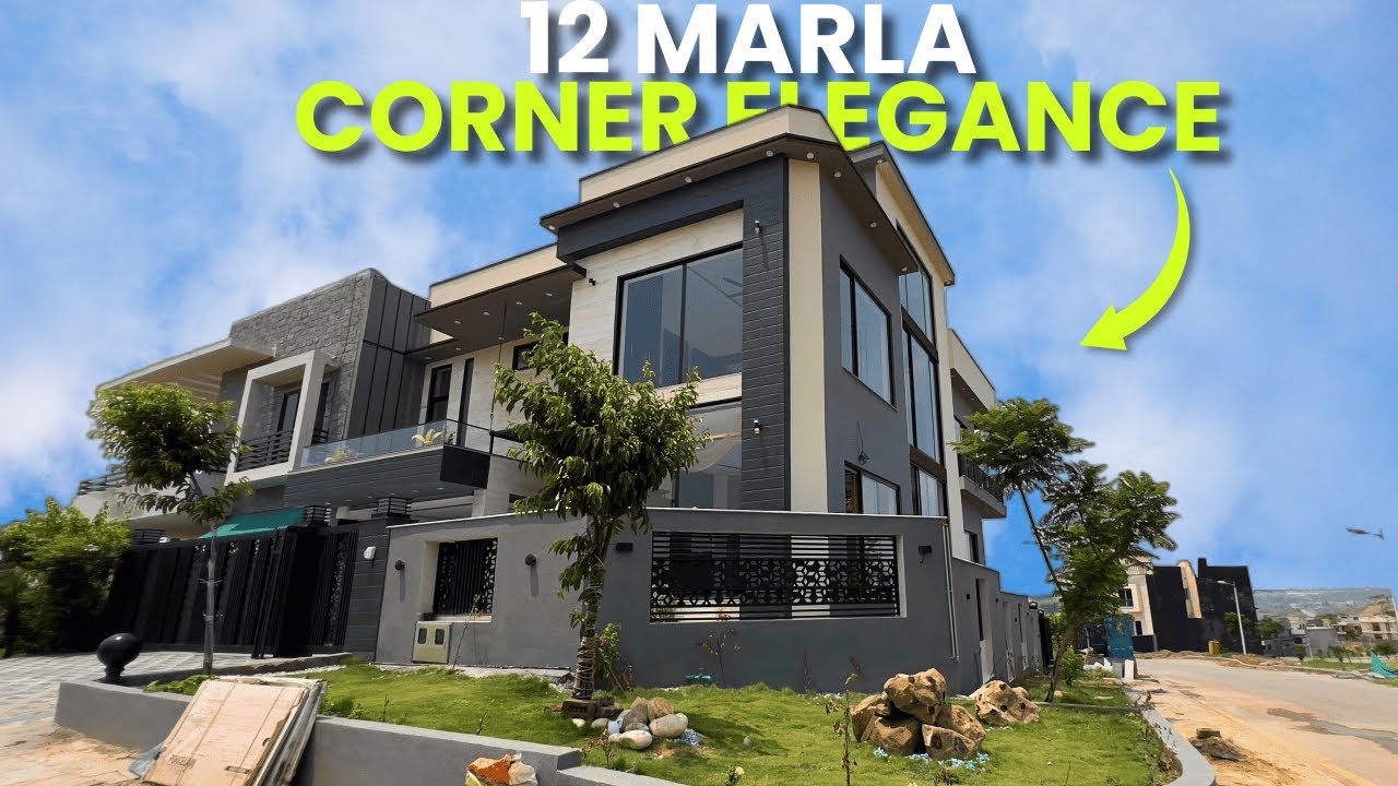 Triple Storey corner 12 Marla Luxury House for sale in Rawalpindi bahria town