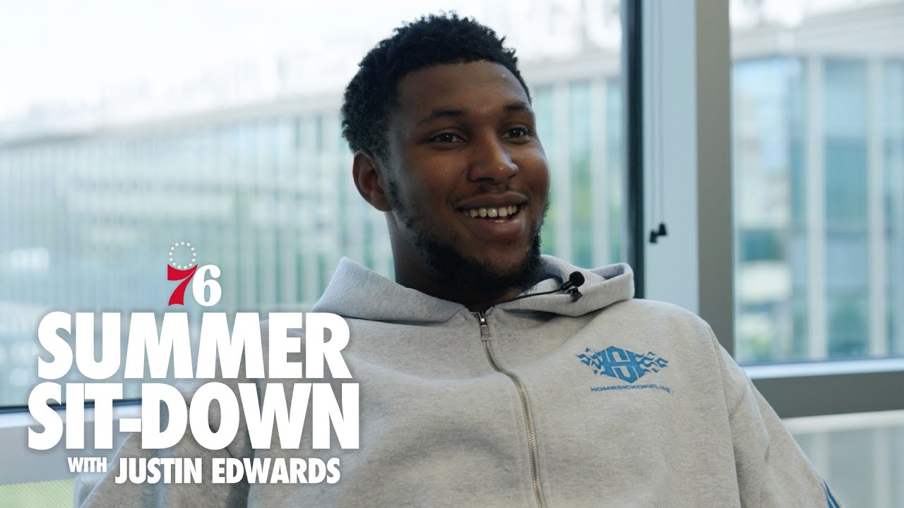 Justin Edwards Reflects on Rookie Season with Hometown 76ers