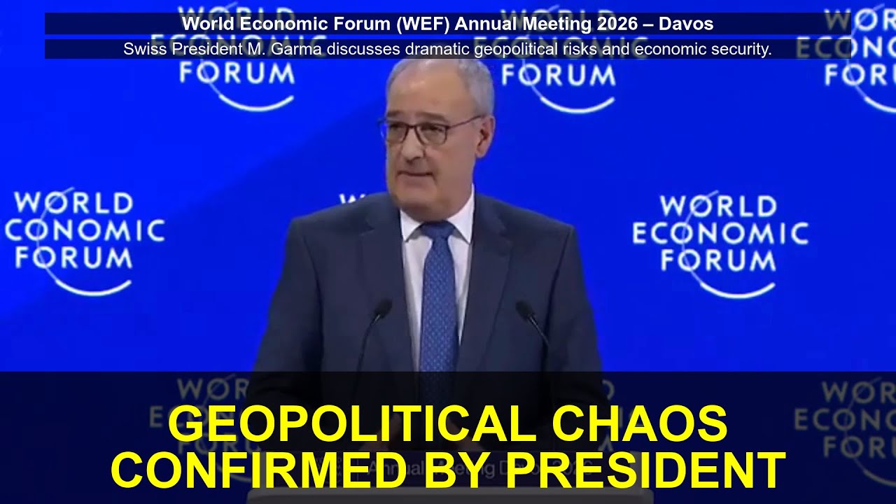 Swiss President Addresses Geopolitical and Economic Instability (In French)