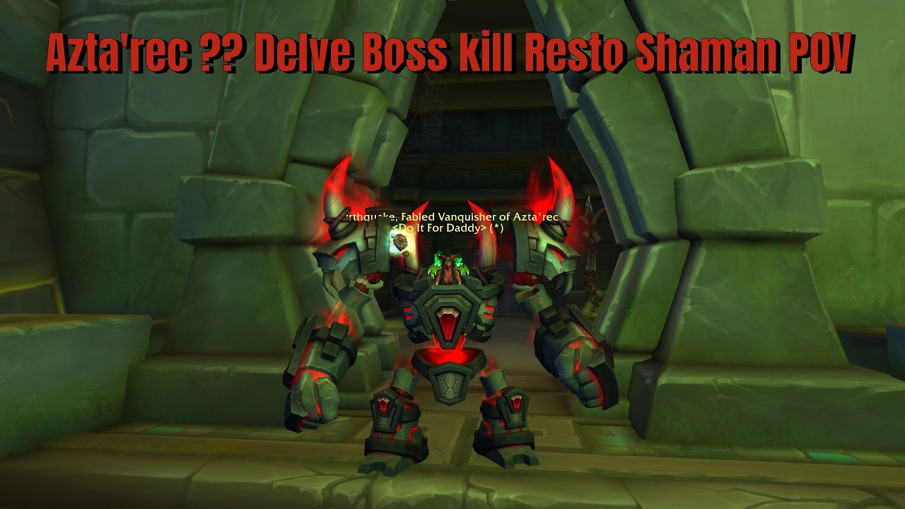 Fabled Let Me Solo Him - Azta'rec ?? Delve Boss | Resto Shaman POV Midnight Season 2 12.1