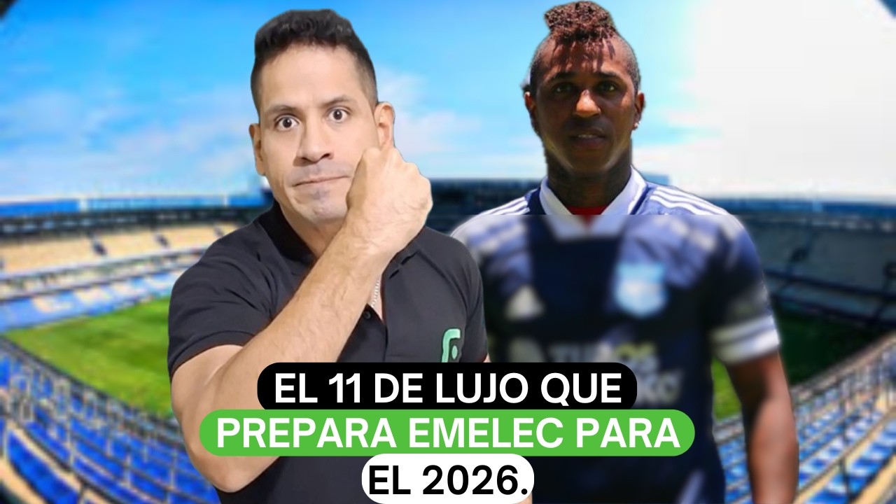 Luis Miguel Delgado: El 11 de lujo que prepara Emelec para el 2026.