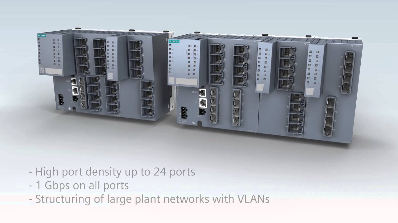 SCALANCE XM-400 Flexible structuring of automation networks