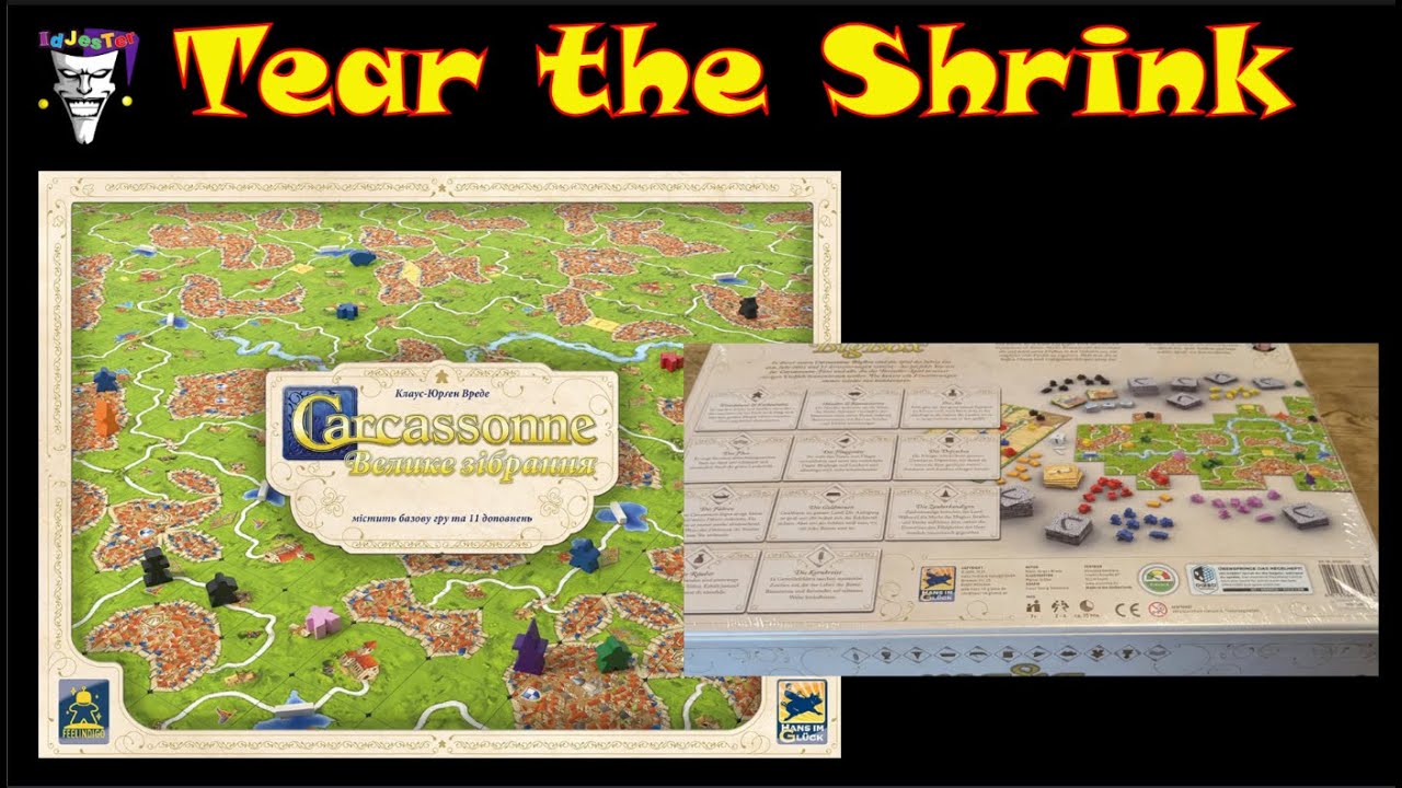 Tear the Shrink CARCASSONNE BIG BOX By Z-Man Games