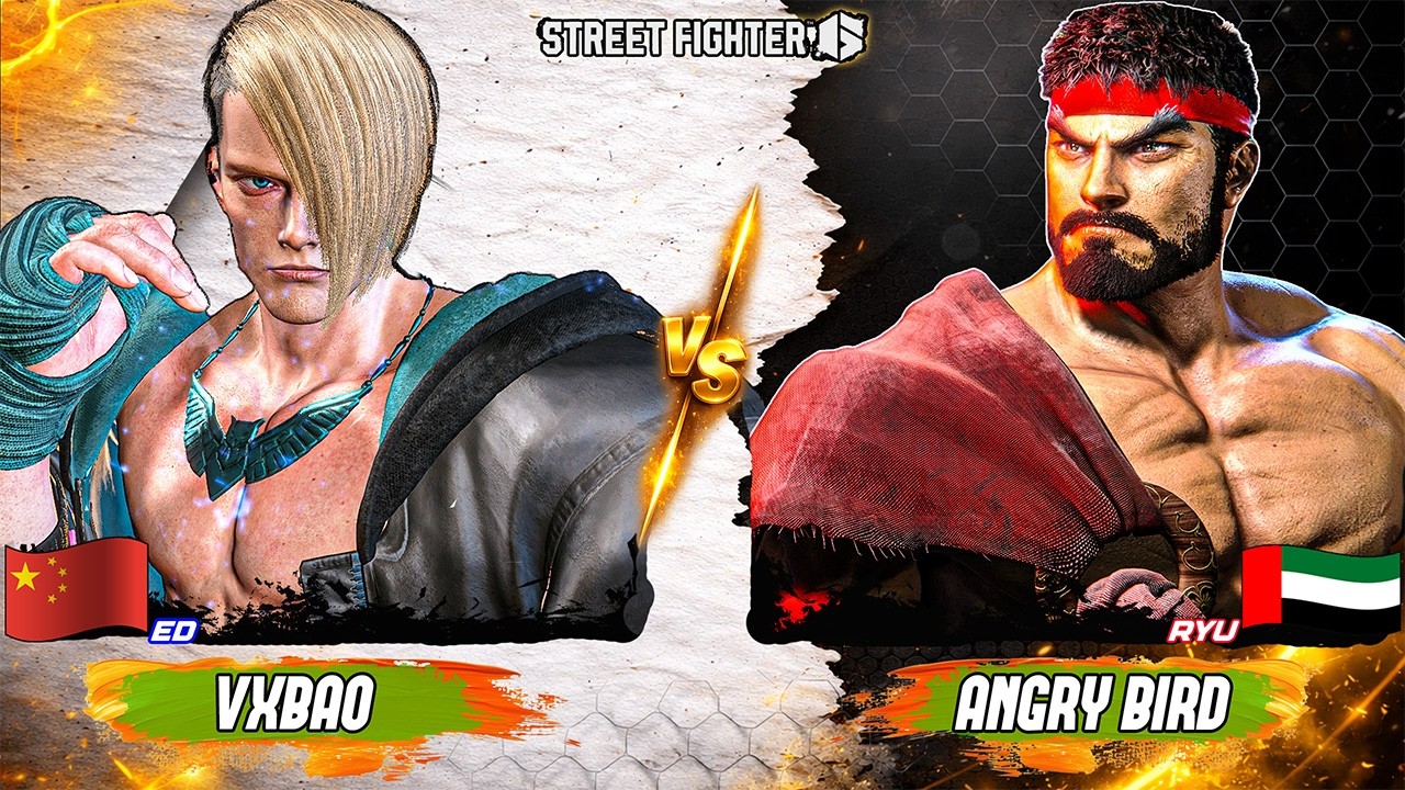 SF6 🔥 VxBAO (ED)  vs  ANGRYBIRD (Ryu) 🎮 Heavy Punish and Clean Execution