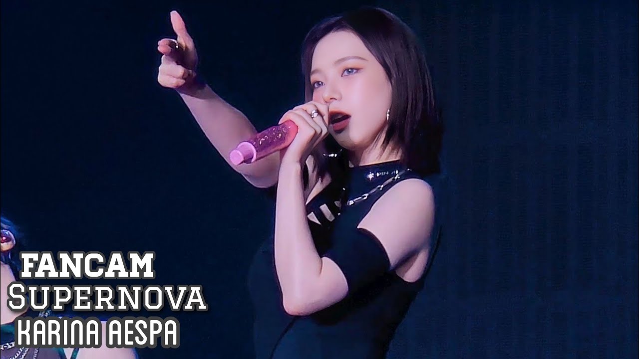KARINA aespa 에스파 'Supernova' 4K FanCam|  2025 UTO FEST GIRLS IN BANGKOK 250427