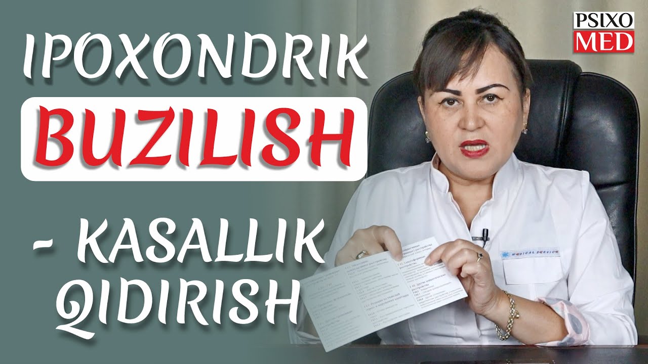 O'zingizdan kasallik qidiraverasizmi? IPOXONDRIK buzilish sizda borligini ham bilasizmi? | PsixoMed