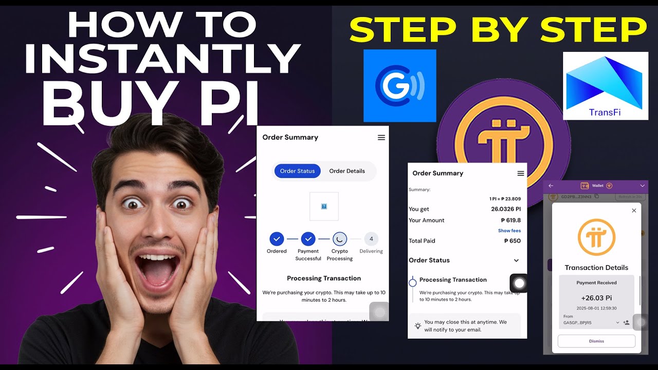How to Instantly Buy PI Coin in the Pi Wallet via TransFi (Under 5 Minutes) - Step by Step Guide