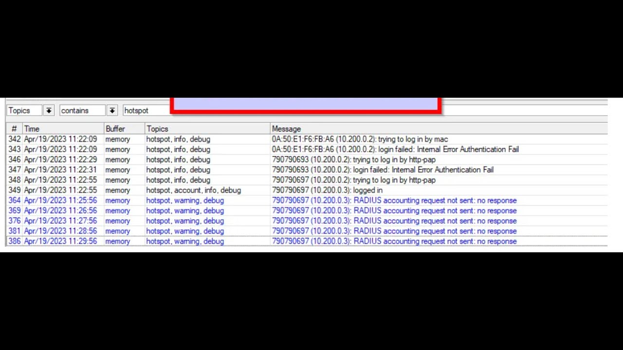 Radius Server not response (Mikrotik ) مشكلة      I حلها بخمس دقائق