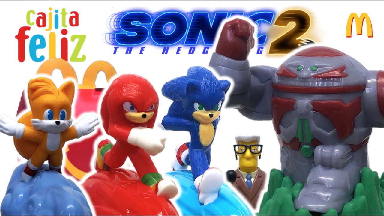 Cajita Feliz - SONIC 2 (Parte 1) | McDonald´s Colección Abril 2022 USA - TOY SHOTS - Sonic El Erizo