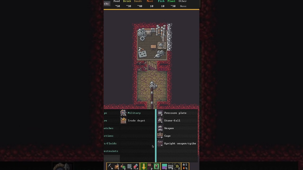 Dwarf Fortress - Гайд - Вагонетка переключатель