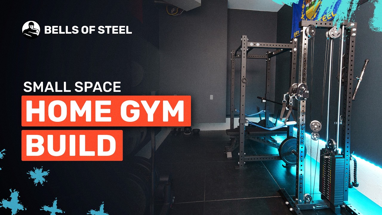 The ULTIMATE Small Space Home Gym Transformation! | How To Build A Home Gym