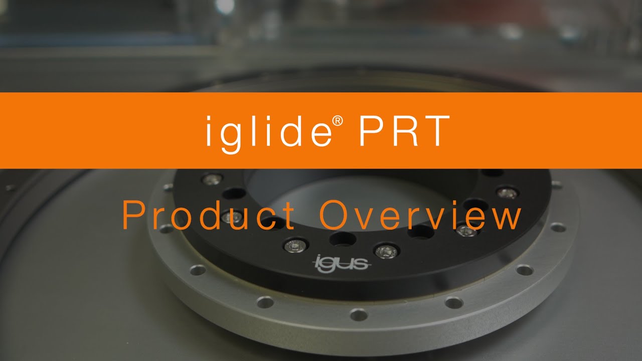 Обзор подшипников поворотного кольца iglide® PRT