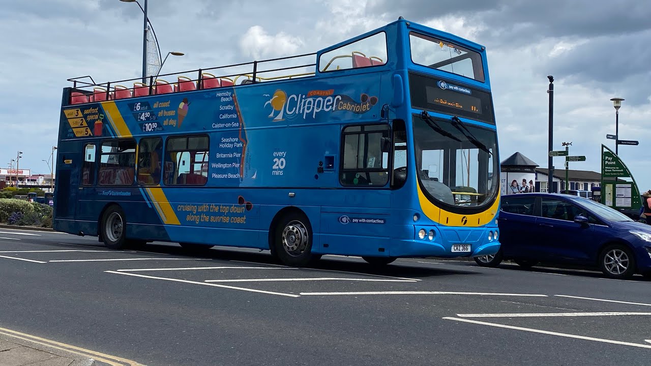 First Great Yarmouth Open Top Volvo B7TL 37000 On Route 1C To Hemsby
