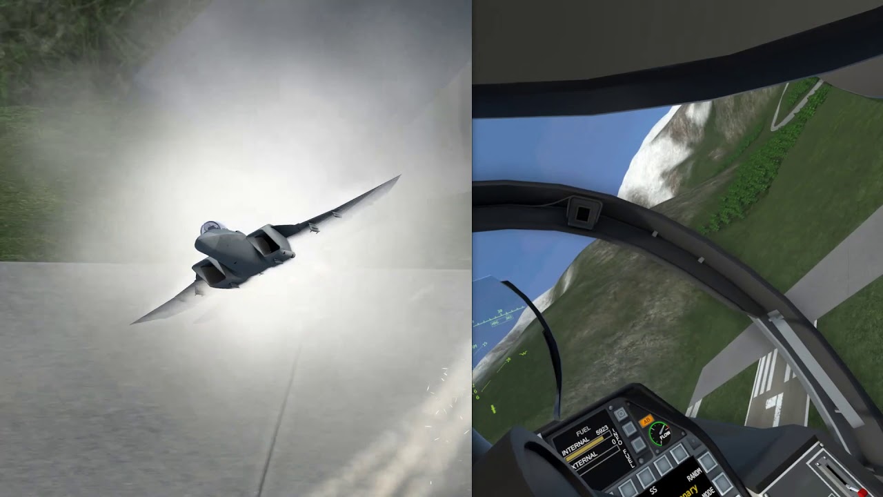 VTOL VR - Inverted Full Speed Tunnel Run
