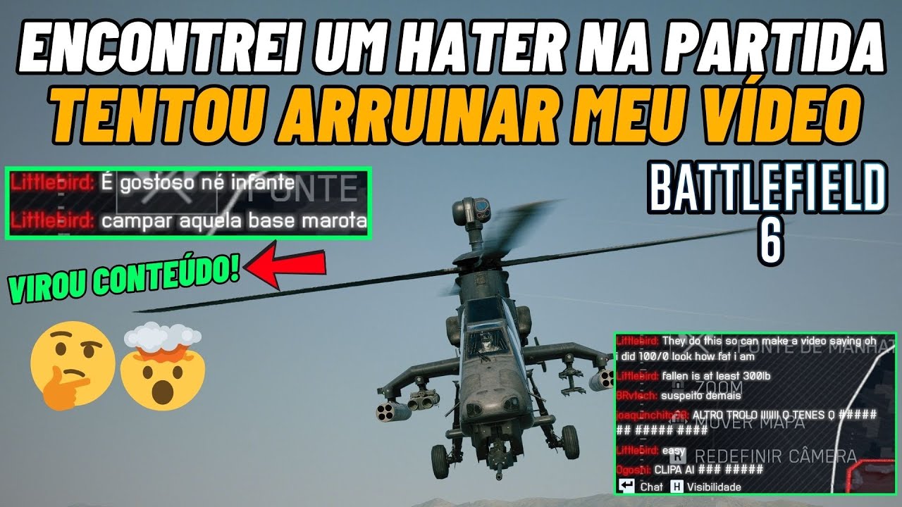 🔥Battlefield 6 – Encontrei um HATER na Partida... olha no que deu! (Tentou Arruinar meu Vídeo)