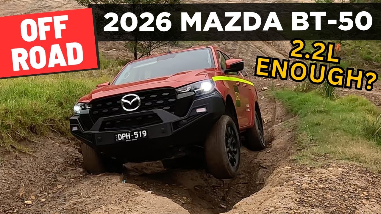 Mazda BT-50 2.2 2026 года: подробный обзор – разгон до 100 км/ч и тест-драйв от первого лица.