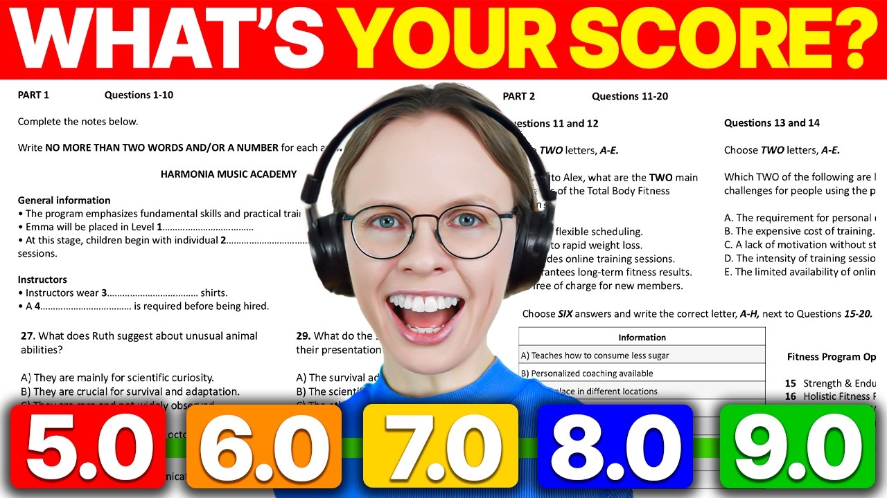 IELTS Listening Practice Test 2026 with Answers | What's Your Band Score?