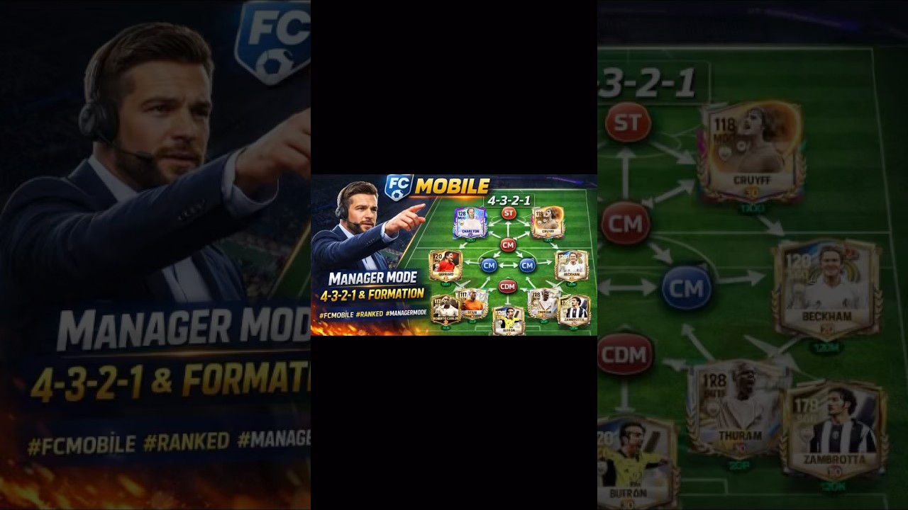 Fc Mobile Manager Mode Tactics💥📈