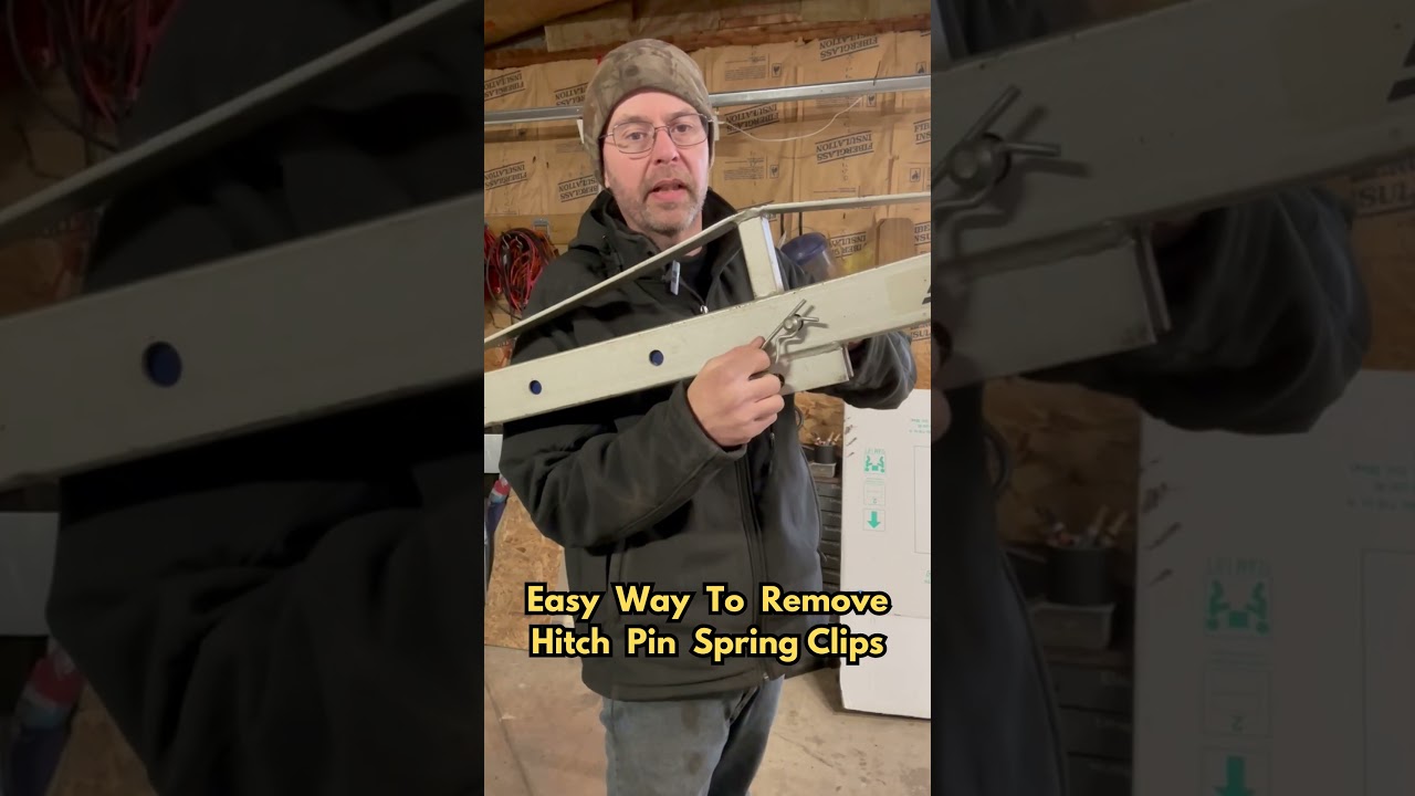 Quick Tips: Easy Way To Install/ Remove Trailer Hitch Spring Retaining Pins!