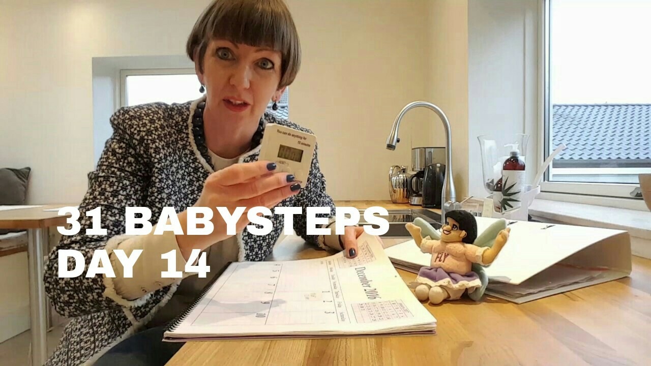 Flylady's 31 Babysteps - Day 14 (using a calendar/desk diary)