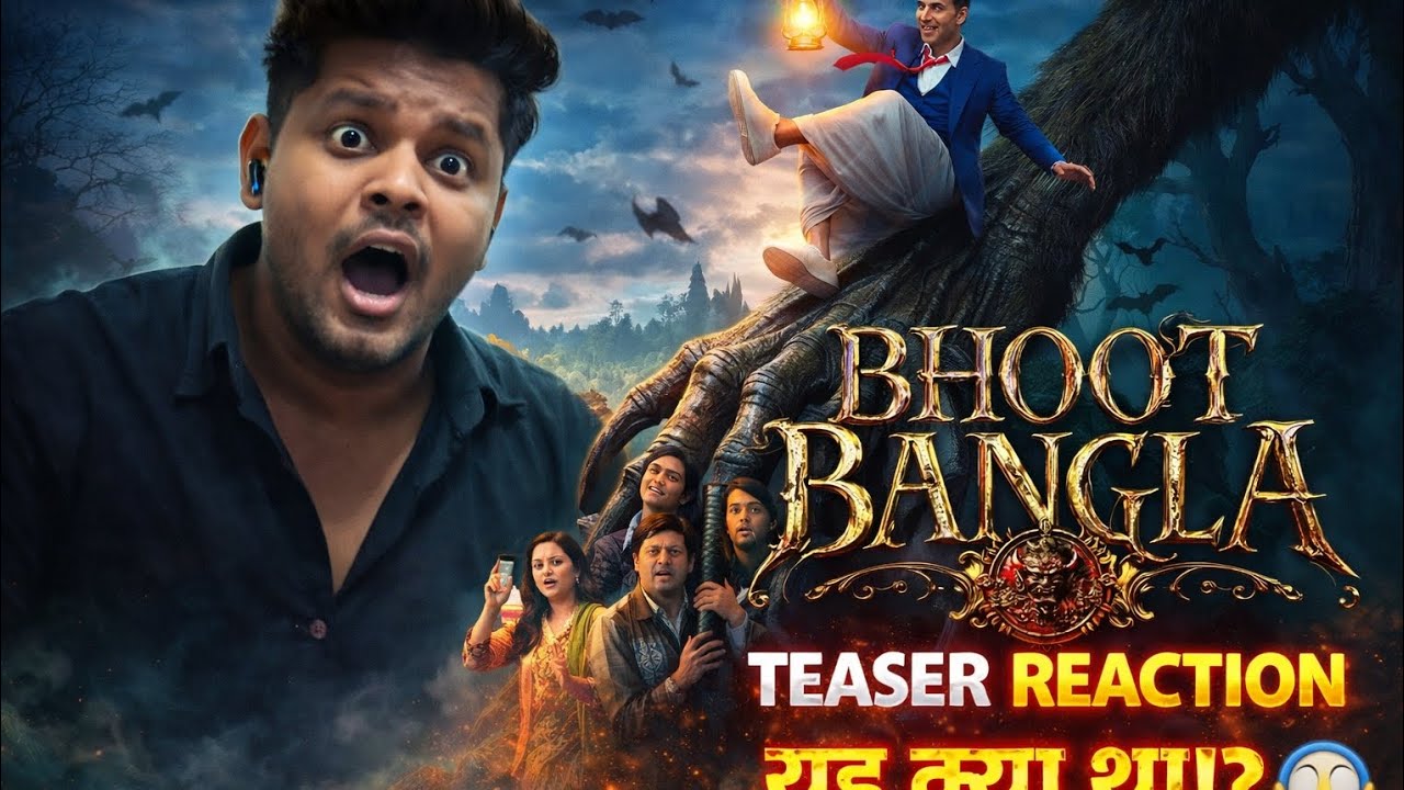 AKSHAY KUMAR IS BACK! 😱 Bhoot Bangla Teaser Reaction  Priyadarshan #ReactionVideo #BhootBanglaTeaser