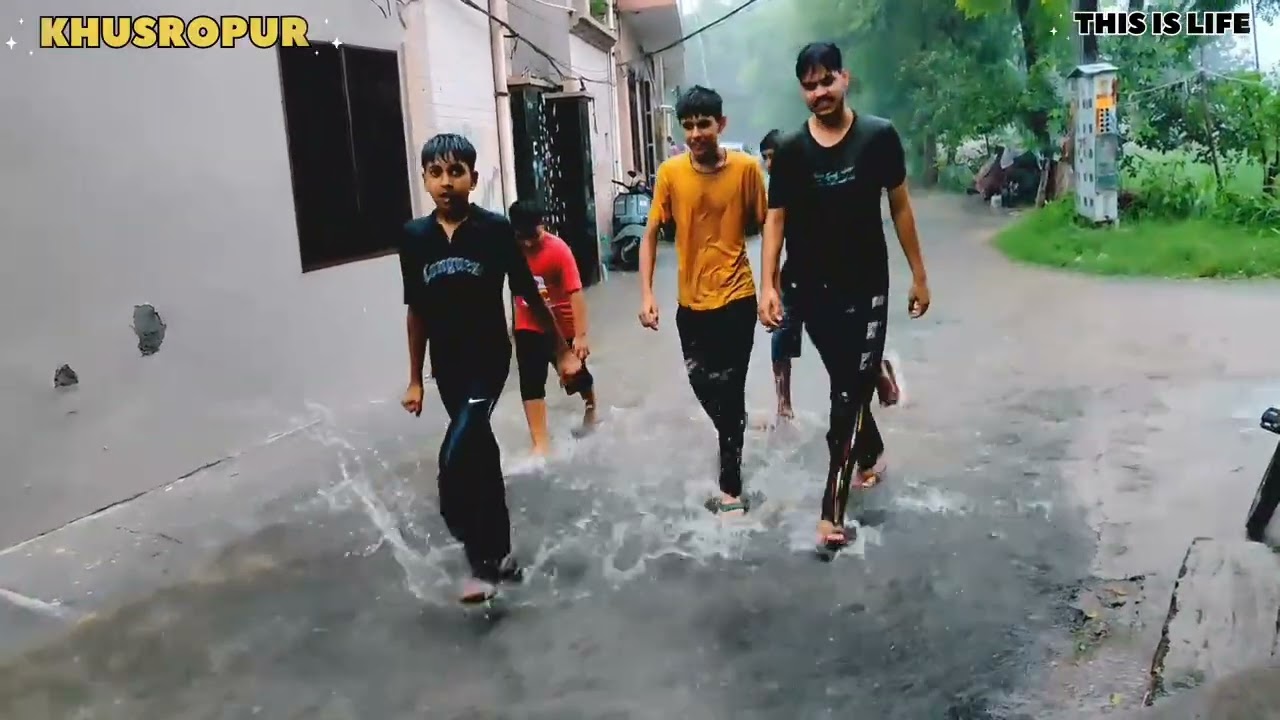 📍 Pind khusropur Abadi 🌧️☔🌧️