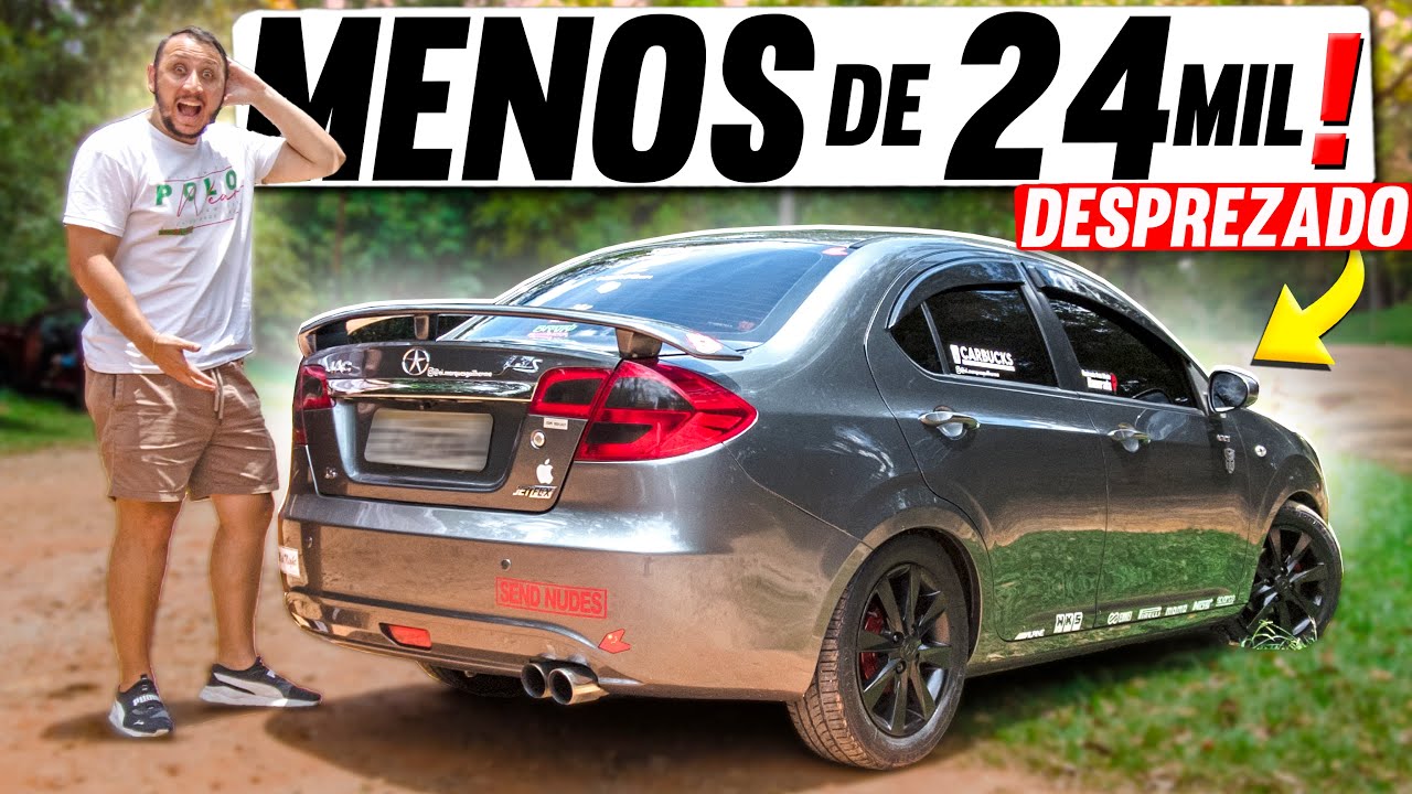 MELHOR que SIENA e VOYAGE? SUPER BARATO e que NINGUÉM DÁ VALOR😱Jac J3 TURIN