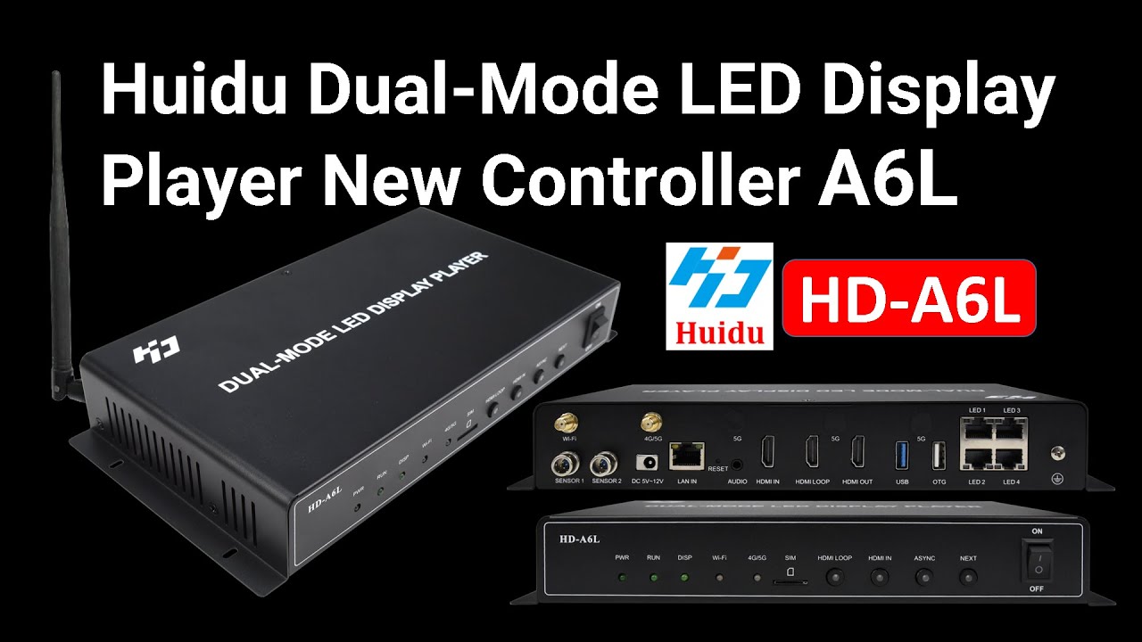Huidu Dual-Mode LED Display Player New Controller A6L