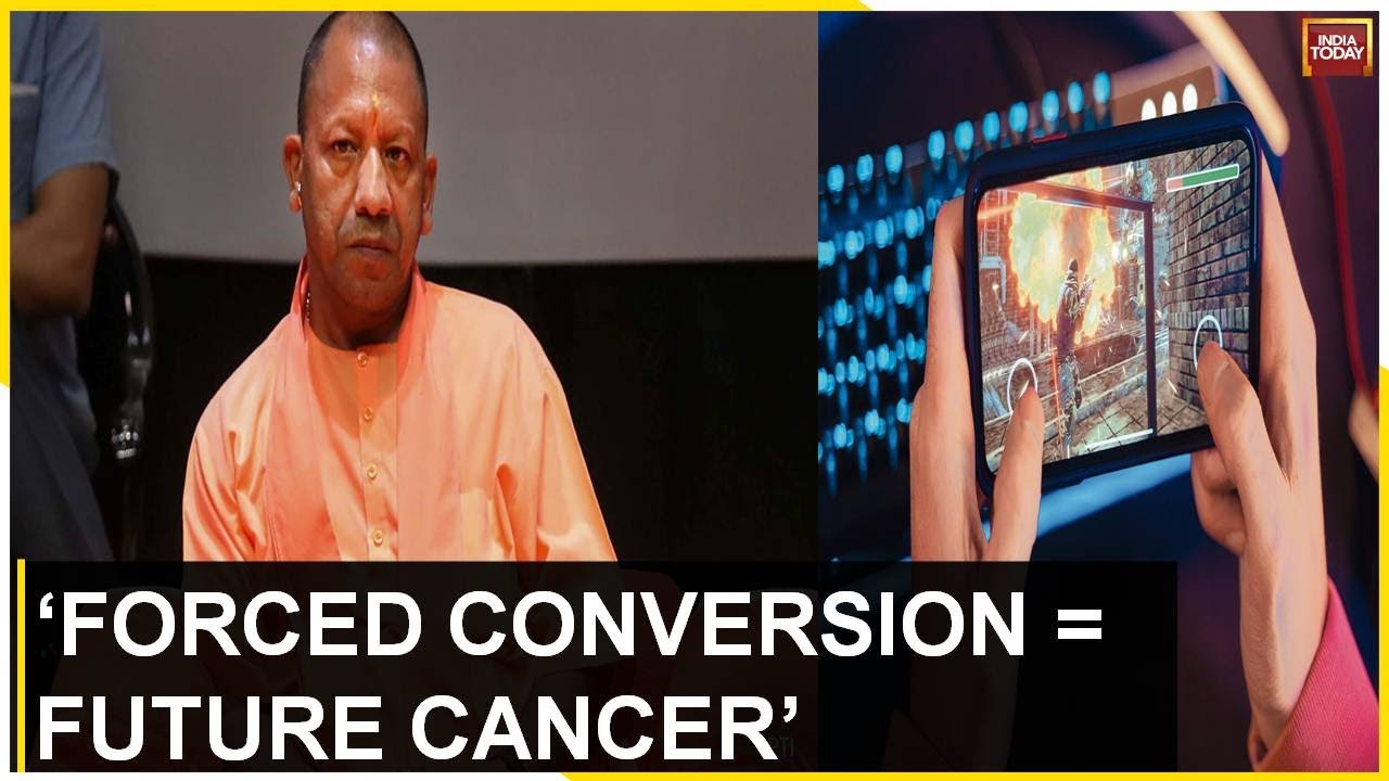 UP CM Yogi Warns Against Forced Conversion Says Forced Conversion = Future Cancer