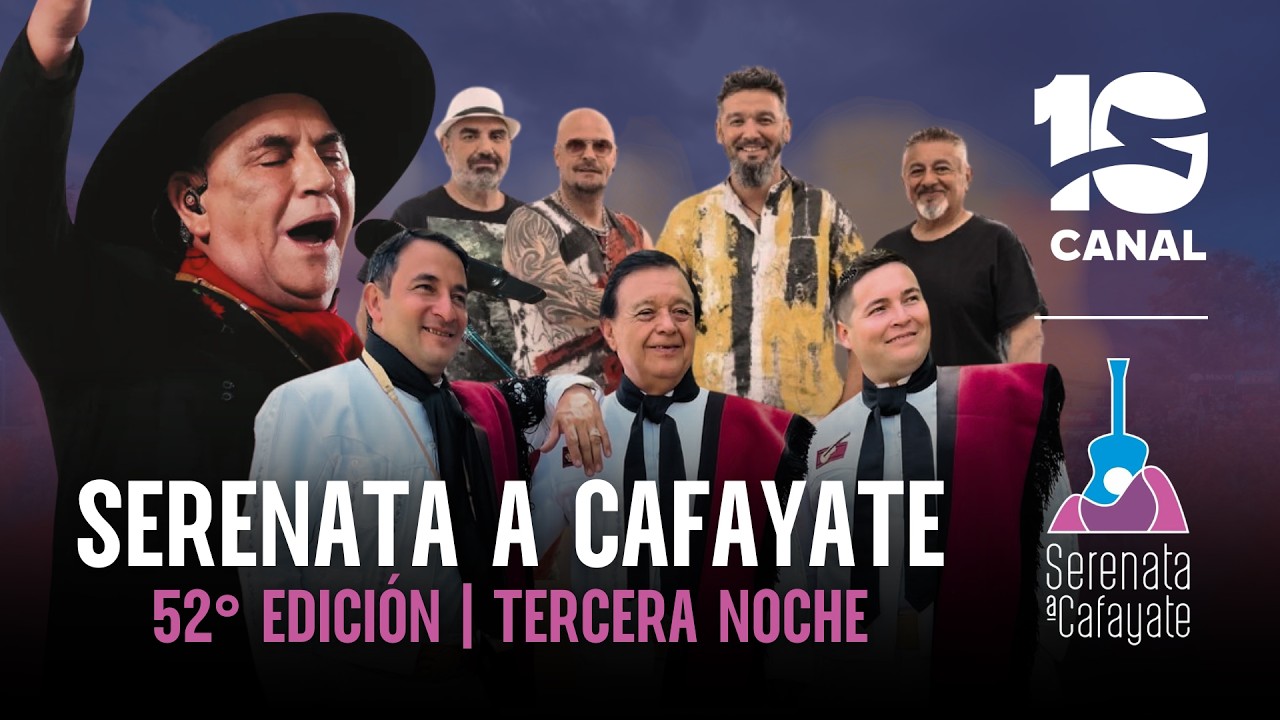Festival Serenata a Cafayate | El Chaqueño Palavecino, Las voces de Orán, Los Tekis