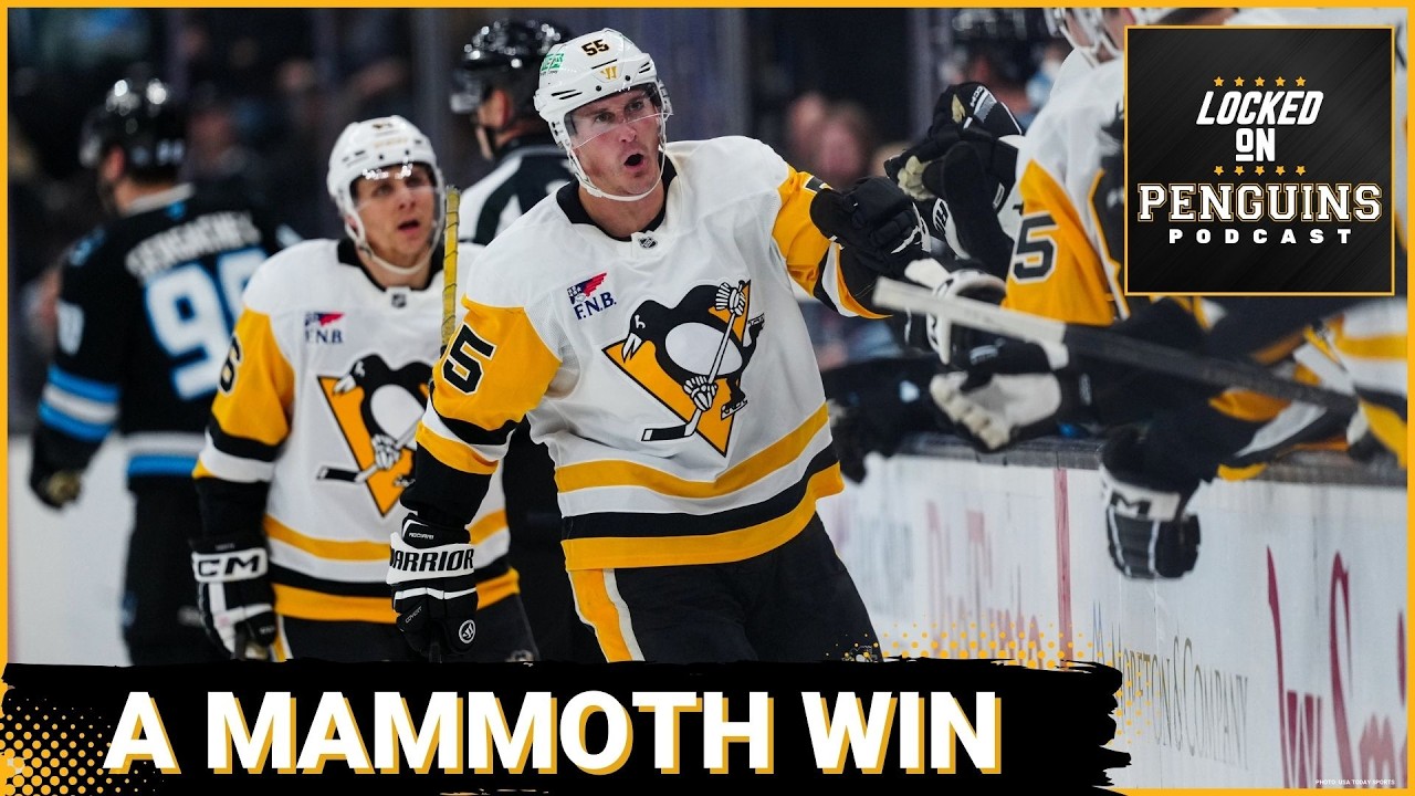 Penguins earn another MASSIVE victory in Utah as the road trip continues